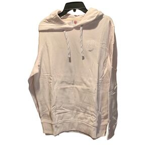 K-Swiss Original Fleece Hoodie in Stark White NWT